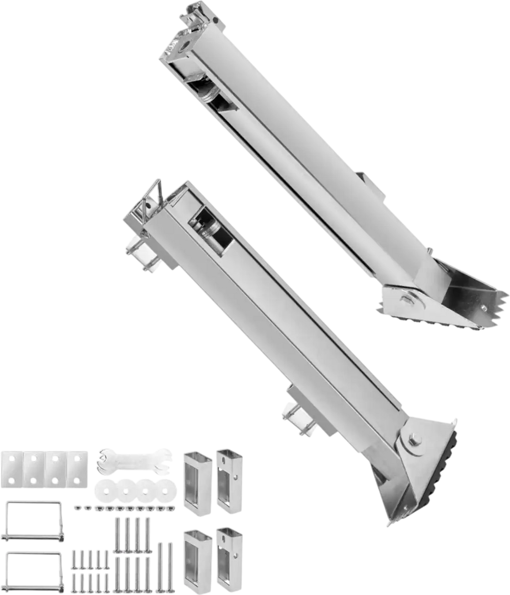 VEVOR Ladder Levler, 11.4 inch Expansion Length Steel Ladder Leveling Tool, Quick Release Pitch Hopper, Stair Ladder Stabilizer Easy to Use,Extension Ladder Accessories for Uneven Ground