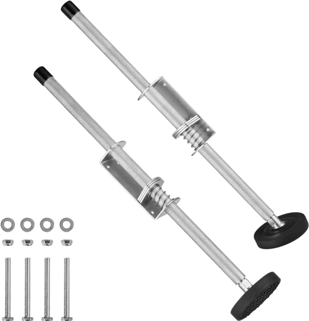VEVOR Ladder Levler, 23.4 inch Steel 550lbs Load Ladder Leveling Tool, Pitch Hopper, Stair Ladder Stabilizer with Storage, Easy to Use for All Surfaces,Extension Ladder Accessories for Uneven Ground