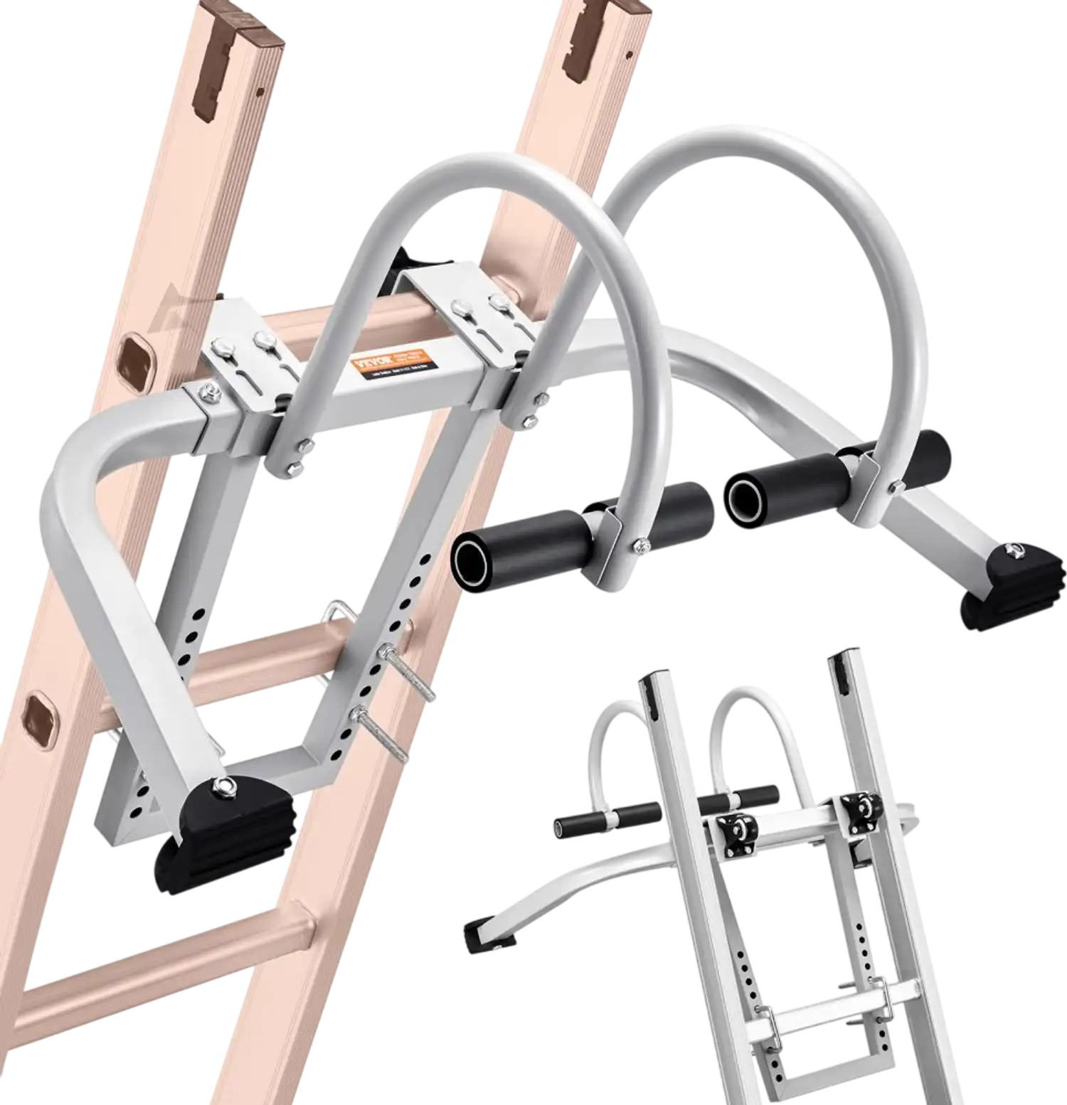 Vevor Ladder Stabilizer 2-in-1 Extension Wall Standoff Hook Roof Ridge Accessory New