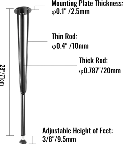 Vevor Table Legs 28
