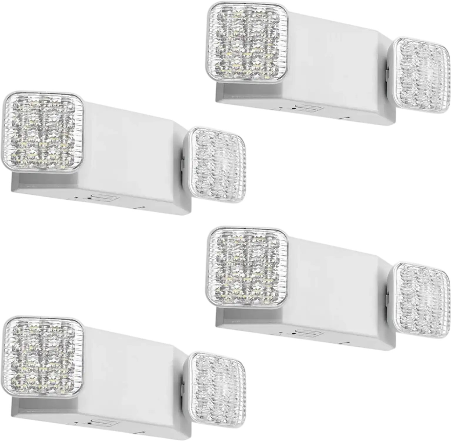 Vevor Emergency Lights 4-Pack Battery Backup Commercial LED Fixtures New