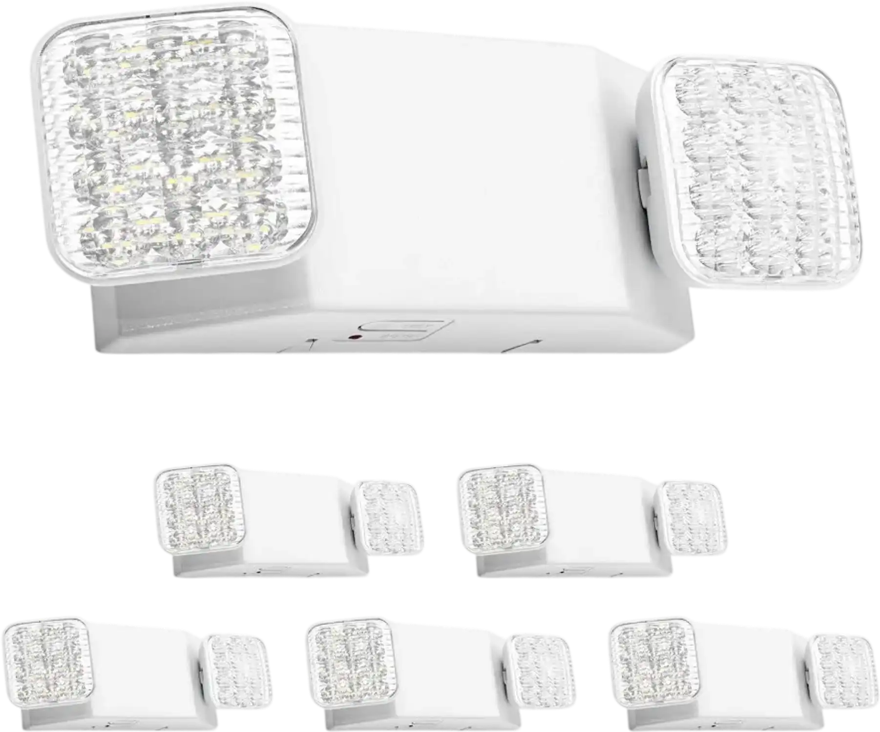 Vevor Emergency Lights 6-Pack Battery Backup Commercial LED Fixtures White New