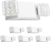 VEVOR 6 Pack Emergency Lights for Business, with Battery Backup, Commercial LED Emergency Exit Lighting Fixtures, AC 120/277V, with Two Square Head Adjustable, 90-Minute Backup, for Business, White