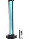 VEVOR UV Light, 110W Ultraviolet Lamp with Ozone Purifier, UVC Lamp with 30/60/120 Minutes 3-Gear Timer and Remote Control, for Room up to 600 sqft, UVO Lights for Living Room, Bedroom, Hotel, School