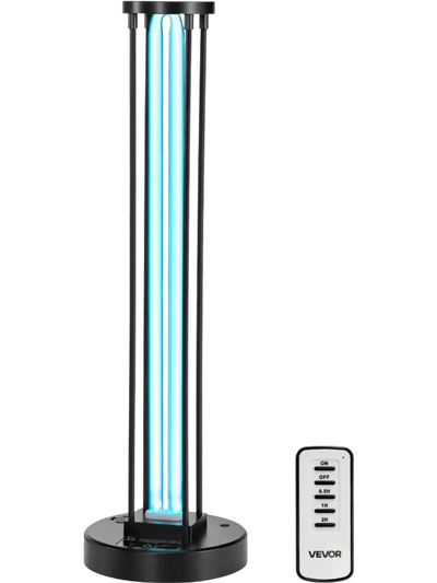 Vevor UV Light Lamp 55W Ozone Purifier with Remote Control Timer New