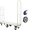 VEVOR U-Boat Platform Truck Dolly, 2000 lbs Load Capacity, Heavy Duty Steel Utility Cart, Industrial Hand Push Truck with Six Wheels and Dual Detachable Handles, for Warehouse, 60 x 16.1 x 59.5 in