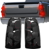 VEVOR Tail Light Assembly Compatible with 1999-2006 Chevy Silverado 1500 2500 3500, 1999-2003 GMC Sierra 1500 2500 1500/2500 HD, 2PCS Left & Right Side Taillights Rear Brake Lamps without Bulbs