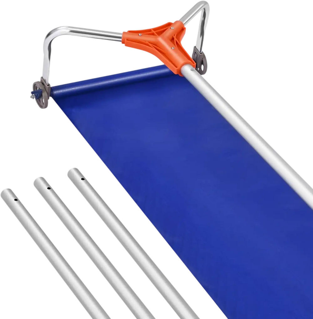 VEVOR Snow Roof Rake, 17 in Aluminum Blade, 4.1-17.2 ft Adjustable Roof Snow Scraper with Wheels & Slide, Lightweight Snows Removal Tool for House Rooftop Leaves Debris Clearing