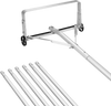 VEVOR Snow Roof Rake, 18.5 in Aluminum Blade, 5.2-30 ft Adjustable Roof Snow Scraper with Wheels & Slide, , Lightweight Snows Removal Tool for House Rooftop Leaves Debris Clearing