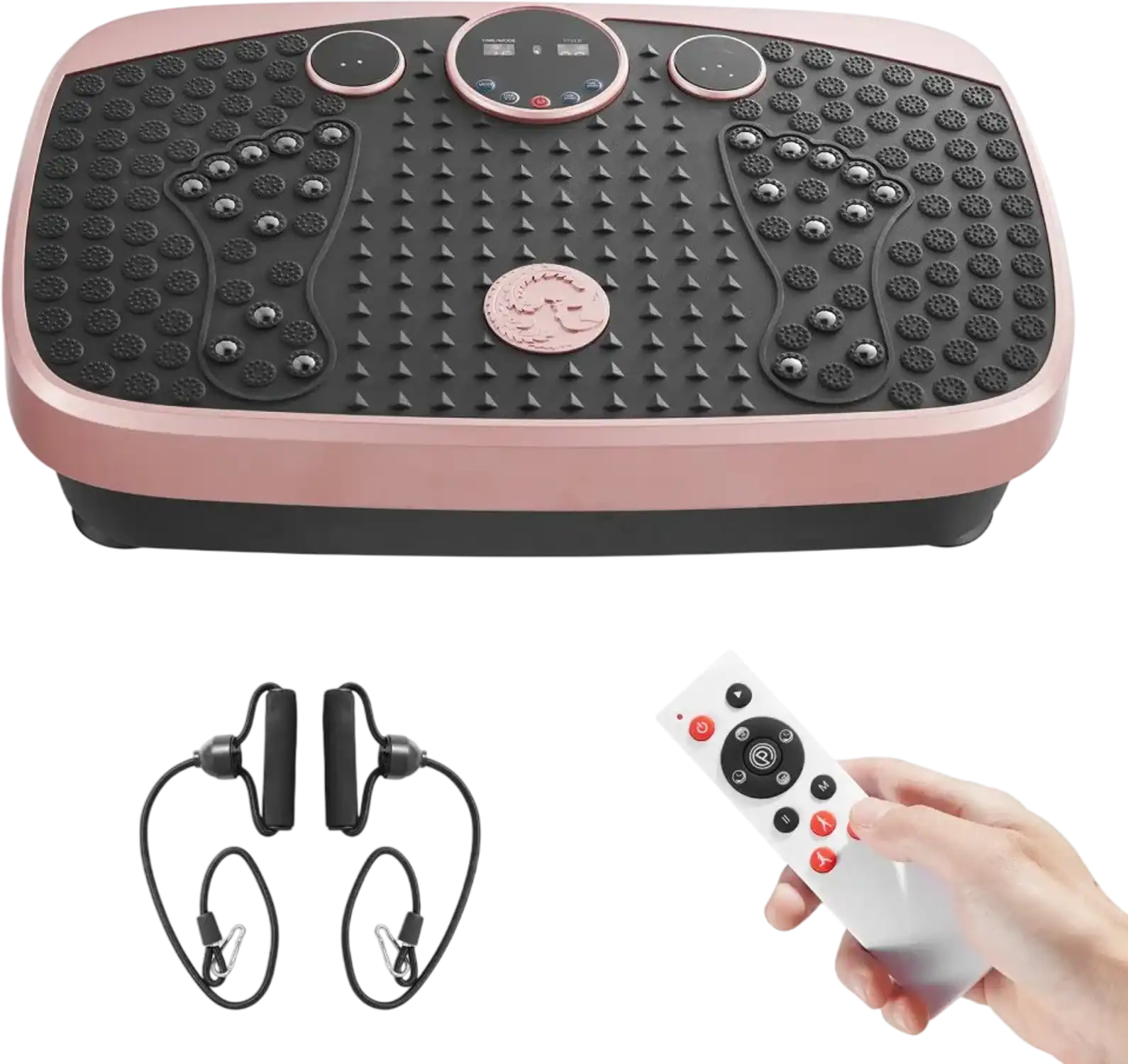 Vevor Vibration Plate Whole Body Shaker with Magnetic Acupoints Pink New