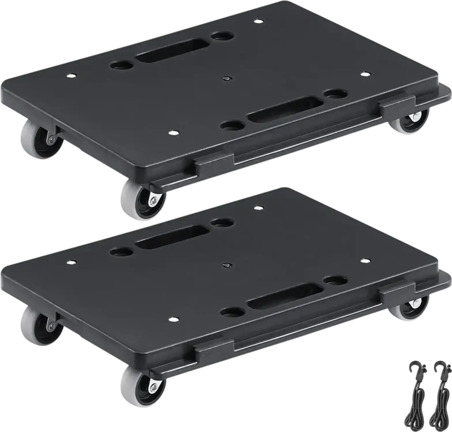 Vevor Furniture Dolly Interlocking Heavy Duty Moving Roller 2-Pack Black New