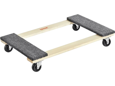 Vevor Furniture Dolly Heavy Duty Hardwood Moving Cart 1000 lbs 18