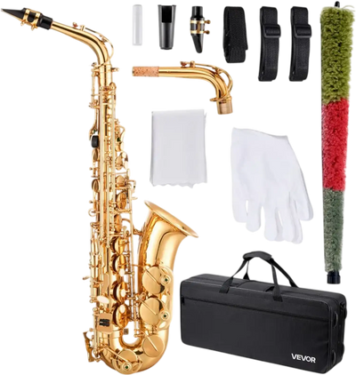 Vevor Alto Saxophone E Flat Brass Beginner Kit New