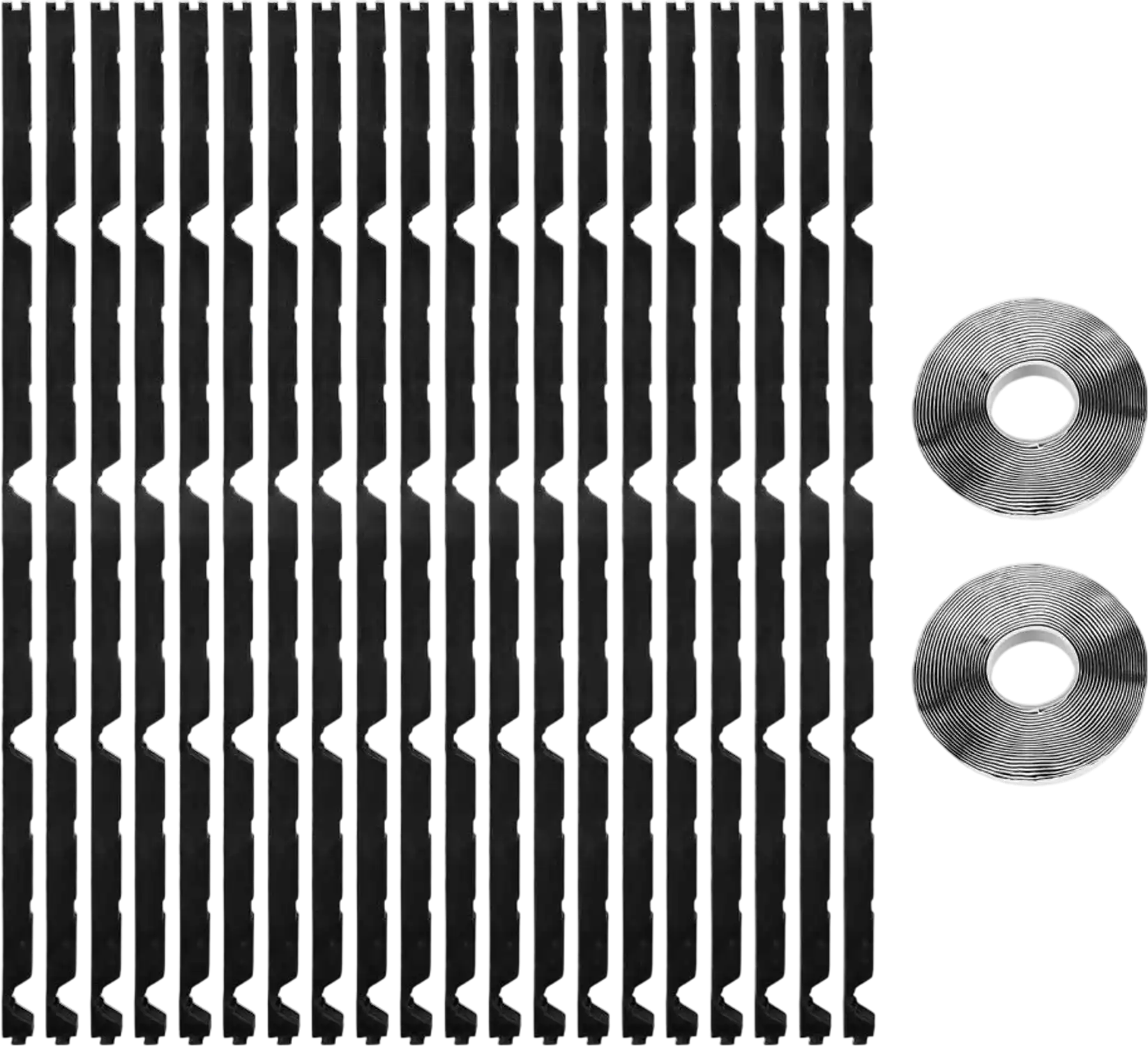 Vevor Foam Closure Strips Metal Roofing Outside EVA Foam Strip with Butyl Tape 20 Pieces New