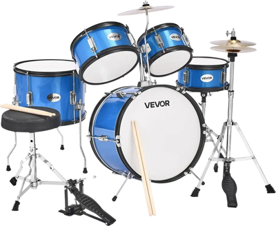 Vevor Drum Set 5-Piece Kids Junior Musical Drum Kit 16