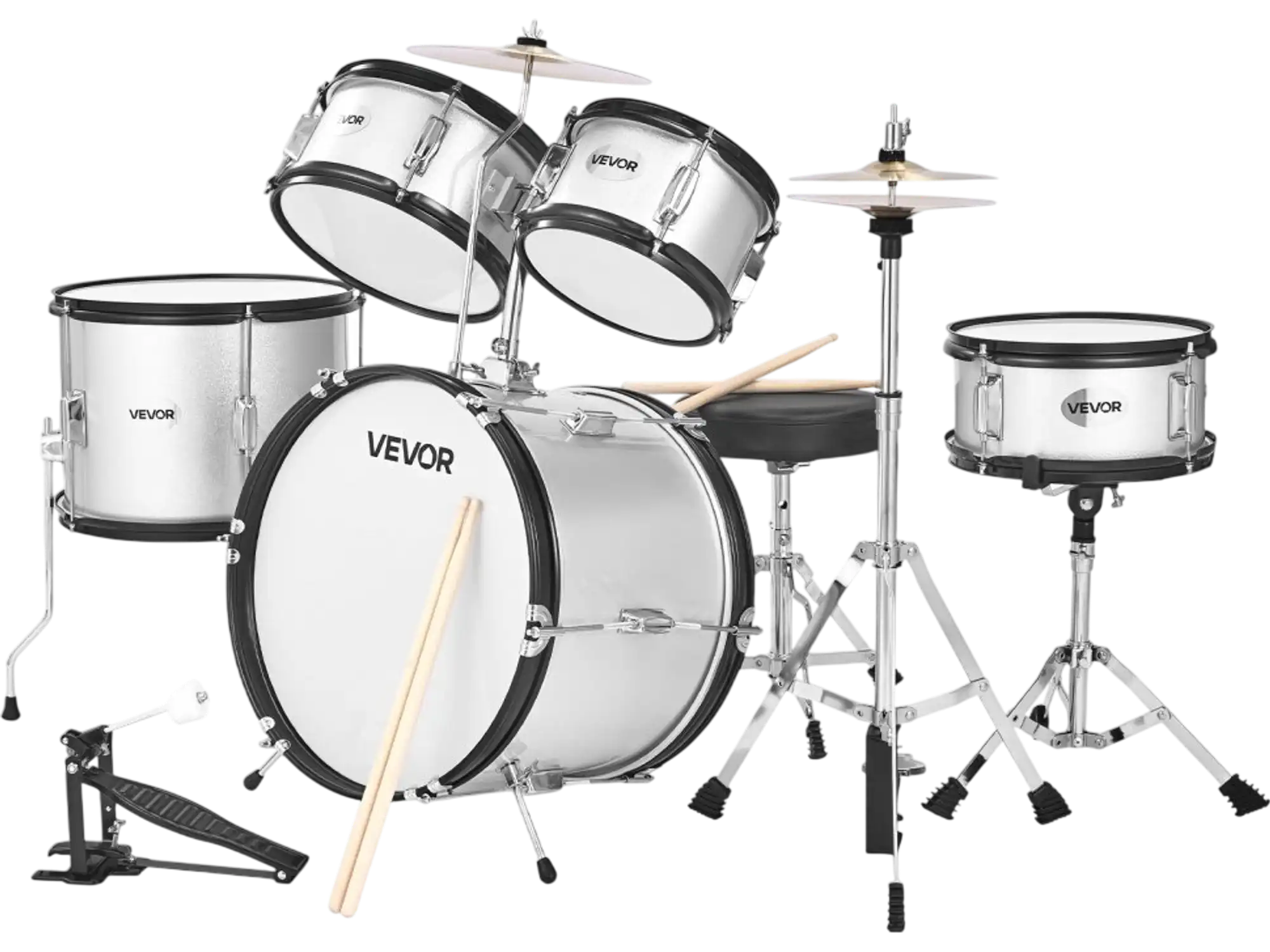 Vevor Drum Set Kids 5-Piece 16