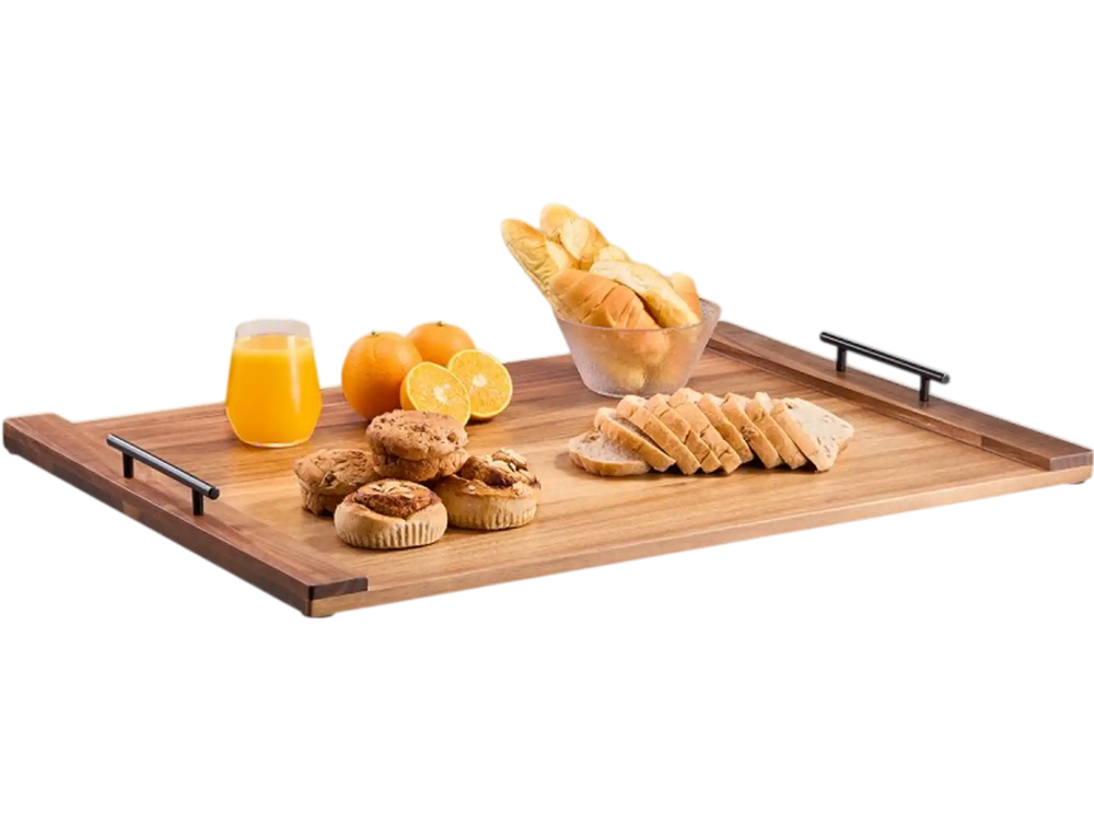 VEVOR Noodle Board Stove Cover, Stove Top Cover Board for Gas Burner & Electric Stove, Acacia Wood Cutting Board with Handles, RV Stovetop Cover/ Kitchen Sink Cover for Counter Space & Tray, Natural