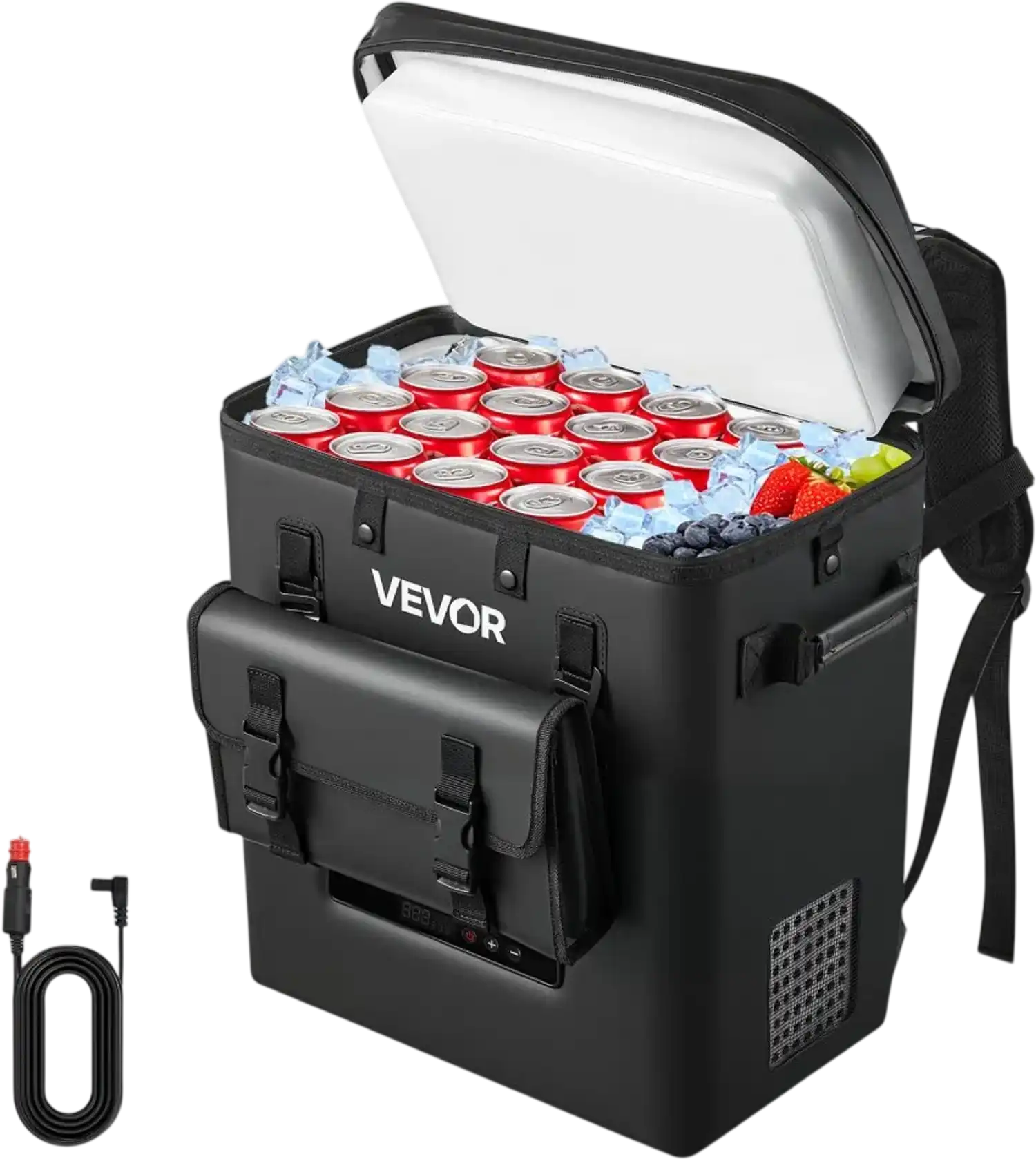 Vevor Car Refrigerator 13.7 QT 13L Portable Electric Freezer for Truck Van RV SUV Boat New