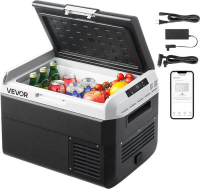 Vevor Car Refrigerator 26.4 QT with Adjustable Temperature DC 12/24V AC 100-240V New
