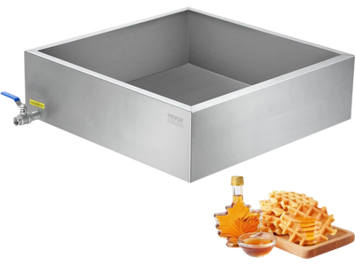 Vevor Evaporator Pan Maple Syrup 17.5 Gallon 304 Stainless Steel with Valve New