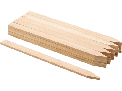 VEVOR Wooden Garden Stakes, 25 Pcs 24 x 0.5 x1.5 in Survey Grading Stakes, Garden Ground Stake with Sharp Point, Fir Wood Plant Support Stake, Sign Posts for Silt Fence Backyard Boundaries Baselines