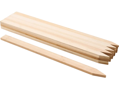 VEVOR Wooden Garden Stakes, 25 Pcs 36 x 0.5 x1.5 in Survey Grading Stakes, Garden Ground Stake with Sharp Point, Fir Wood Plant Support Stake, Sign Posts for Silt Fence Backyard Boundaries Baselines