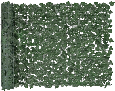 VEVOR Ivy Privacy Fence, 39 x 98 in Artificial Green Wall Screen, Greenery Ivy Fence with Strengthened Joint, Faux Hedges Vine Leaf Decoration for Outdoor Garden, Yard, Balcony, Patio Decor