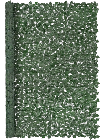 VEVOR Ivy Privacy Fence, 96 x 72 in Artificial Green Wall Screen, Greenery Ivy Fence with Strengthened Joint, Faux Hedges Vine Leaf Decoration for Outdoor Garden, Yard, Balcony, Patio Decor