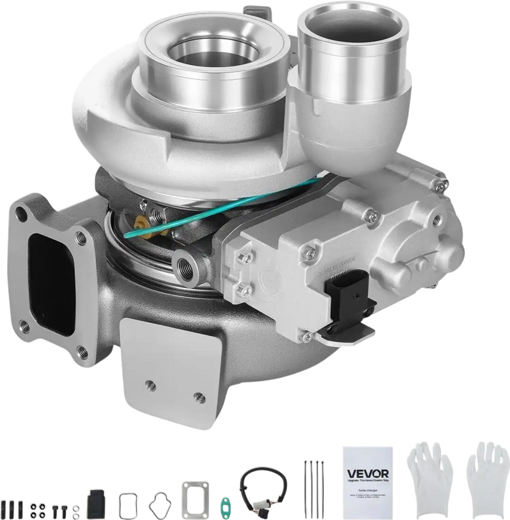 VEVOR Complete Turbo Turbocharger Kit with Solenoid Valve, Compatible with 2013-2018 Dodge Ram 2500 3500 ISB 6.7L I6 ISB Turbo Diesel Engine, Replace# 5327046HX, 5326055HX, 5326056HX, 68212739AA