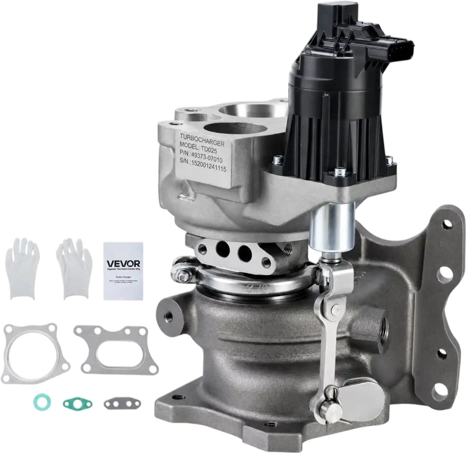 Vevor Turbocharger Kit Complete Turbo with Solenoid Valve for Honda Civic 2016-2020 1.5L New