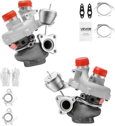 Vevor Turbocharger Left & Right Twin with Wastegate Actuator for Ford F-150 Expedition Transit 3.5L V6 EcoBoost New