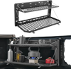 VEVOR Tailgate Table for Jeep Wrangler JL 2019 - Present, Carbon Steel Foldable Molle Panel Double-Layer Drop Down Table, Rear Cargo Storage Rack Shelf Luggage Holder Carrier Camping Accessories
