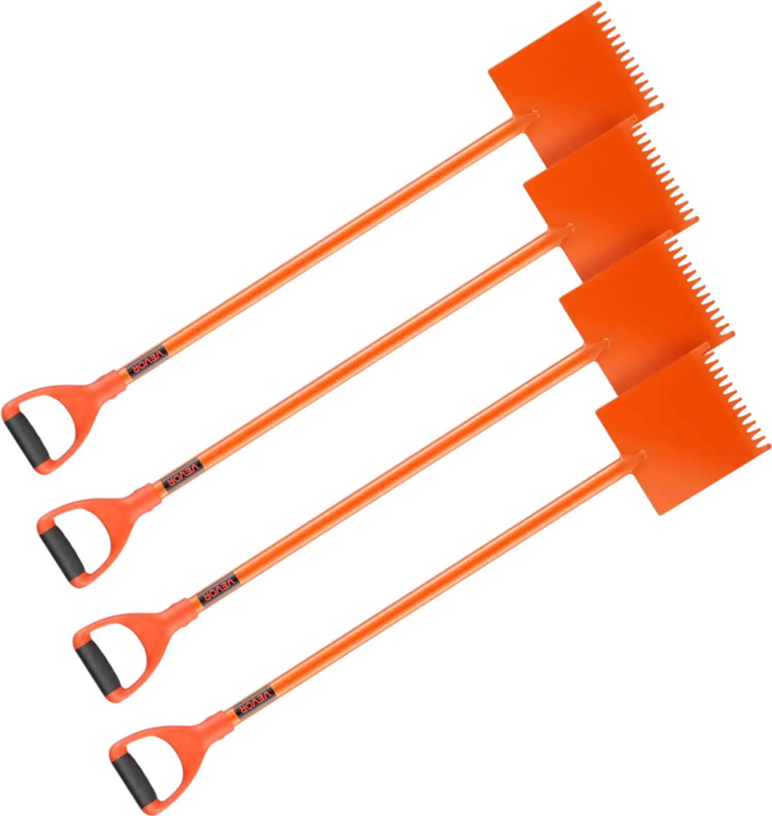 Vevor Shingle Shovel 4-Pack D-Grip Roof Ripper New