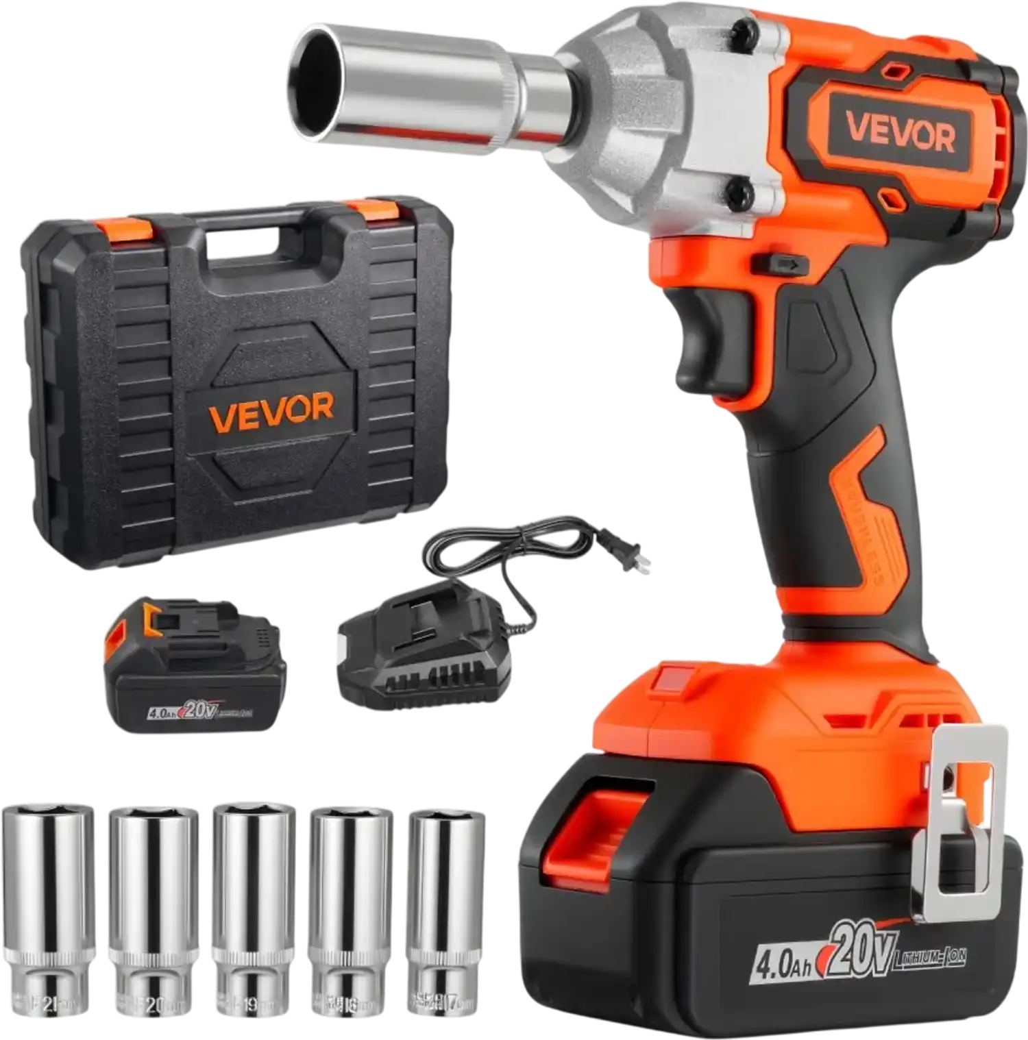 Vevor Impact Wrench Cordless 3/8