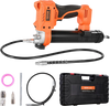VEVOR Cordless Grease Gun, 8000 PSI Max Pressure, Battery Operated Grease Gun with LED Light & 35.4-inch Long Hose, Compatible with 18V Makita Batteries, For Greasing Vehicles or Machines(Tool Only)
