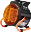VEVOR Greenhouse Heater, 1500W PTC Fast Heating with Overheat Protection, 3-Speed Setting Small Grow Tent Heater, Electric Portable Heater Fan for Green House, Flower Room, Workplace