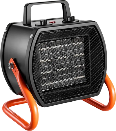 VEVOR Greenhouse Heater, 1500W Electric PTC Space Heater with Fan, Low & High Heat Modes, 40° Adjustable Angle, Overheat Protection, Portable for Grow Tent, Small Greenhouse, Flower Room, Home Office