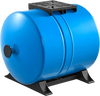 VEVOR 14-Gallon Horizontal Well Pressure Tank, Pre-Charged Pressurized Water Tank for Well Pumps, Heavy-Duty Carbon Steel Water Storage Container for Home, School, Farm & Irrigation Systems