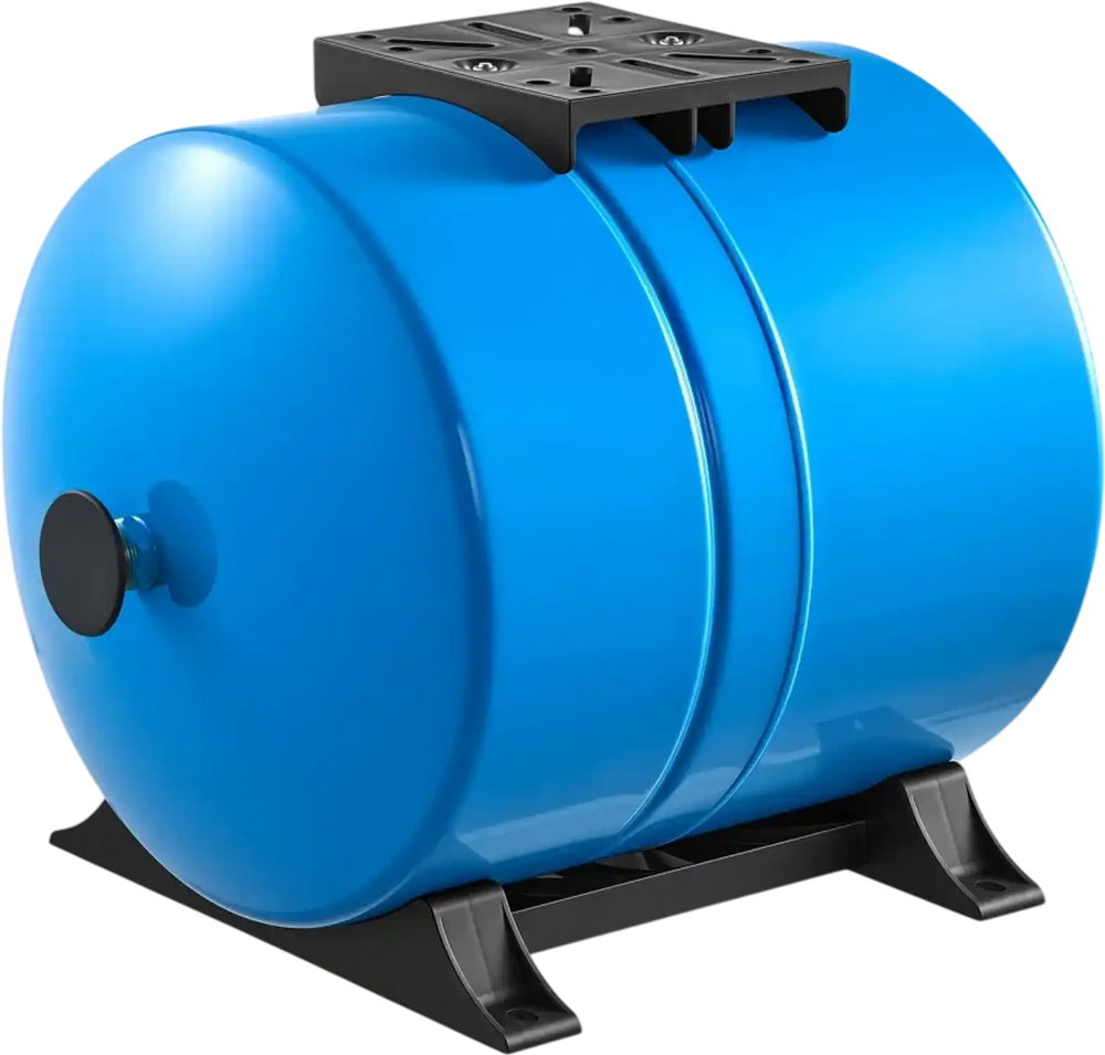 VEVOR 14-Gallon Horizontal Well Pressure Tank, Pre-Charged Pressurized Water Tank for Well Pumps, Heavy-Duty Carbon Steel Water Storage Container for Home, School, Farm & Irrigation Systems