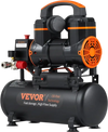 VEVOR 2.1 Gallon Air Compressor, 1.2HP 2.2 CFM@90PSI Air Compressors with Max. 116PSI Pressure, Oil Free Compressor Tank for Auto Repair, Tire Inflation, Spray Painting, Woodwork Nailing