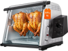 VEVOR Rotisserie Oven Large Capacity 12L Shawarma Grill Machine 1250W, for Chicken, Beef Ribs, Lamb Leg, Grilled Vegetables, Countertop Grill Roaster with Heat-Resistant Door and Timer Control