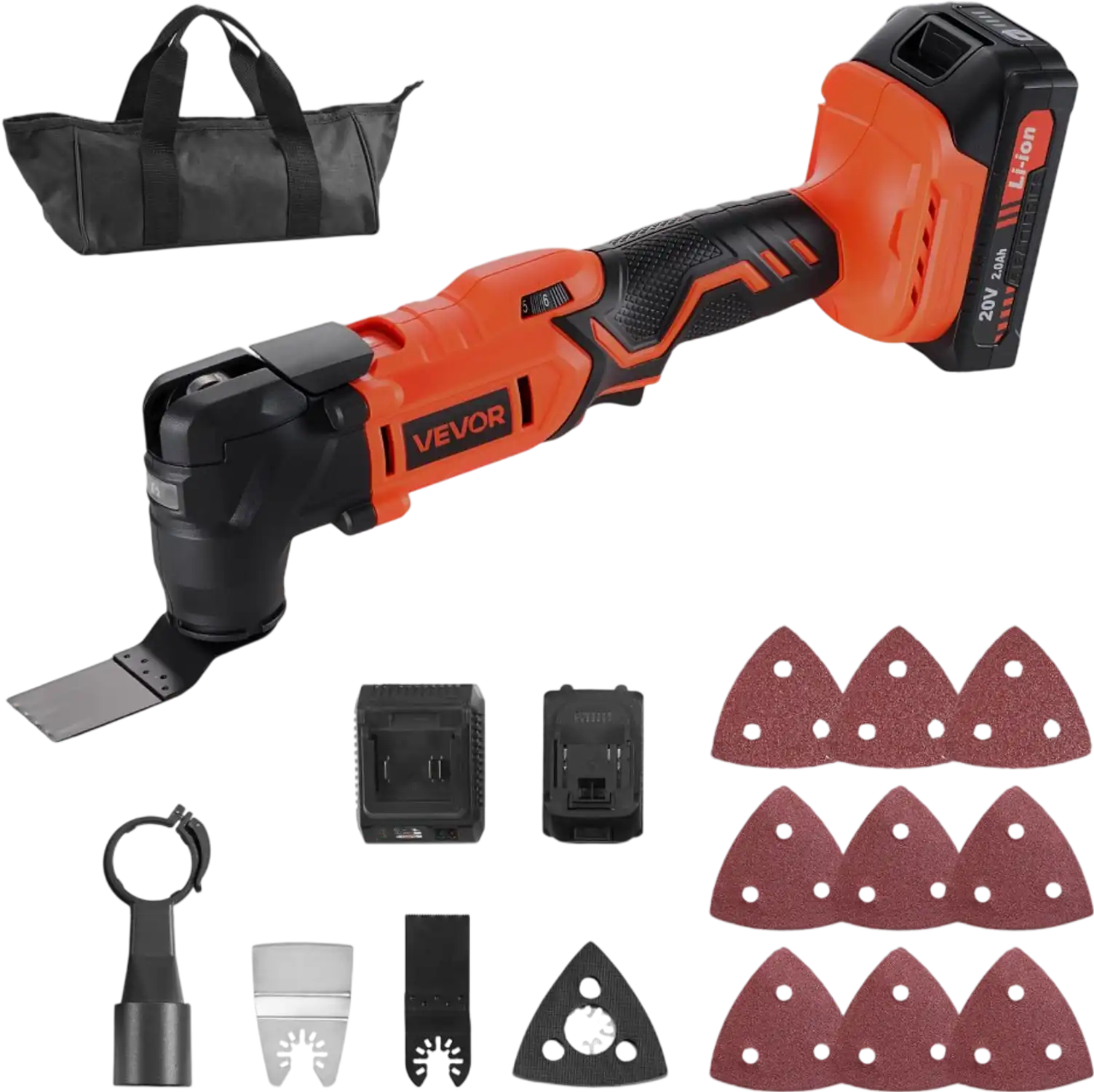 Vevor Oscillating Tool Cordless 20V Multi Tool Kit New