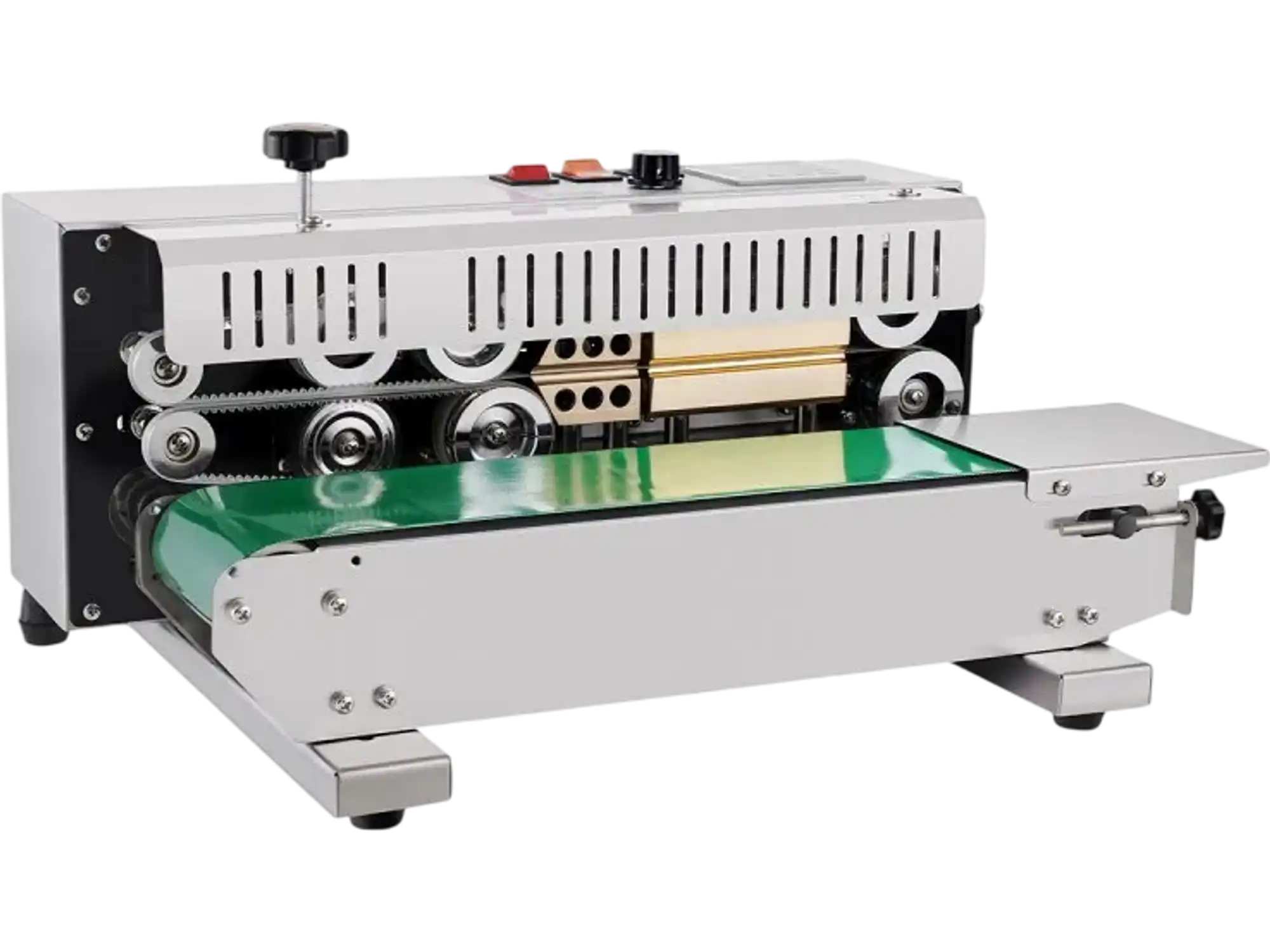 Vevor Continuous Band Sealer Horizontal Bag Sealing Machine Stainless Steel New