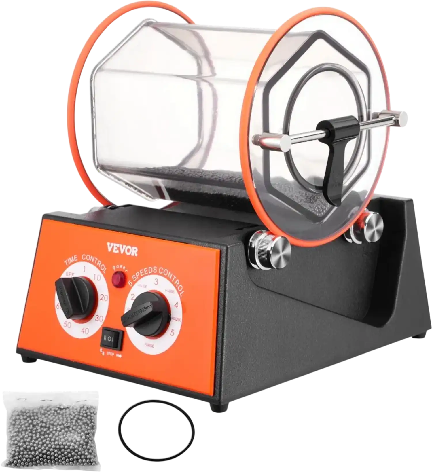 Vevor Jewelry Polisher Tumbler 11 lbs Rotary Finisher New