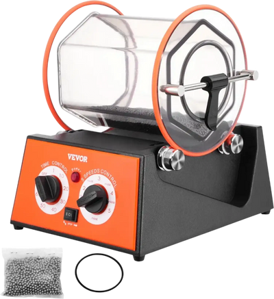 Vevor Jewelry Polisher Tumbler 11 lbs Rotary Finisher New
