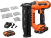 VEVOR Cordless Finish Nailer 20V 16GA Straight Cordless Nailer with Battery, Drives 1-1/4" to 2-1/2" Nails, with 1500 Nails, 2.0Ah Lithium-Ion Battery and Charger, with Ergonomic Handle, Lightweight