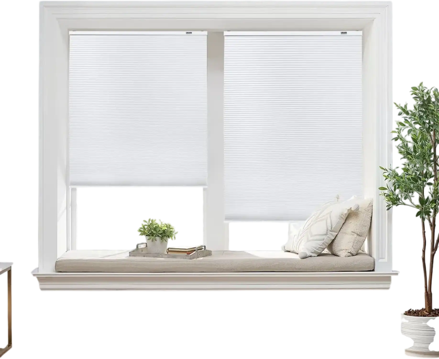 Vevor Cellular Shades Cordless Blackout Honeycomb Window Blinds 35