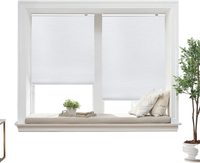 VEVOR Cellular Shades, 1 inch Light Filtering Cordless Cellular Blinds, Blackout Privacy Honeycomb Shades for Home Indoor Windows, Thermal Insulation Noise Reduction, for Living Room, Bedroom, White