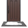 VEVOR Front Door Mat, 5 x 3 ft Commercial Floor Mat for Indoor and Outdoor, Industrial Entrance Carpet with PVC Backing, Heavy Duty Washable Entry Rug for Hallway, Kitchen, Balcony, Garage, Grey