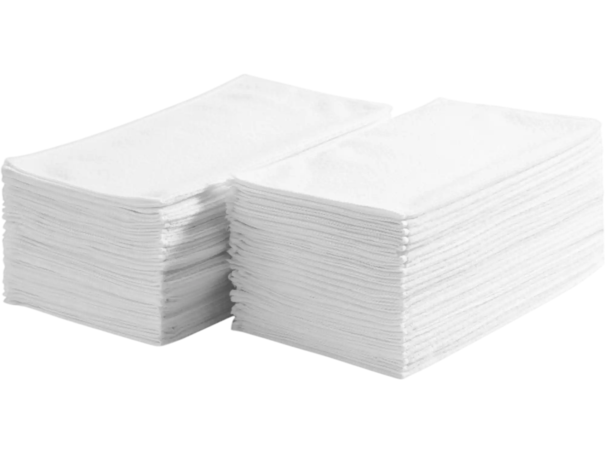 Vevor Cleaning Cloth 50-Pack White Microfiber 12